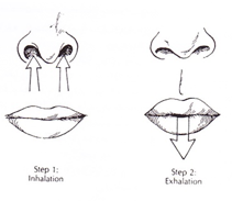 تنفس لب غنچه ای